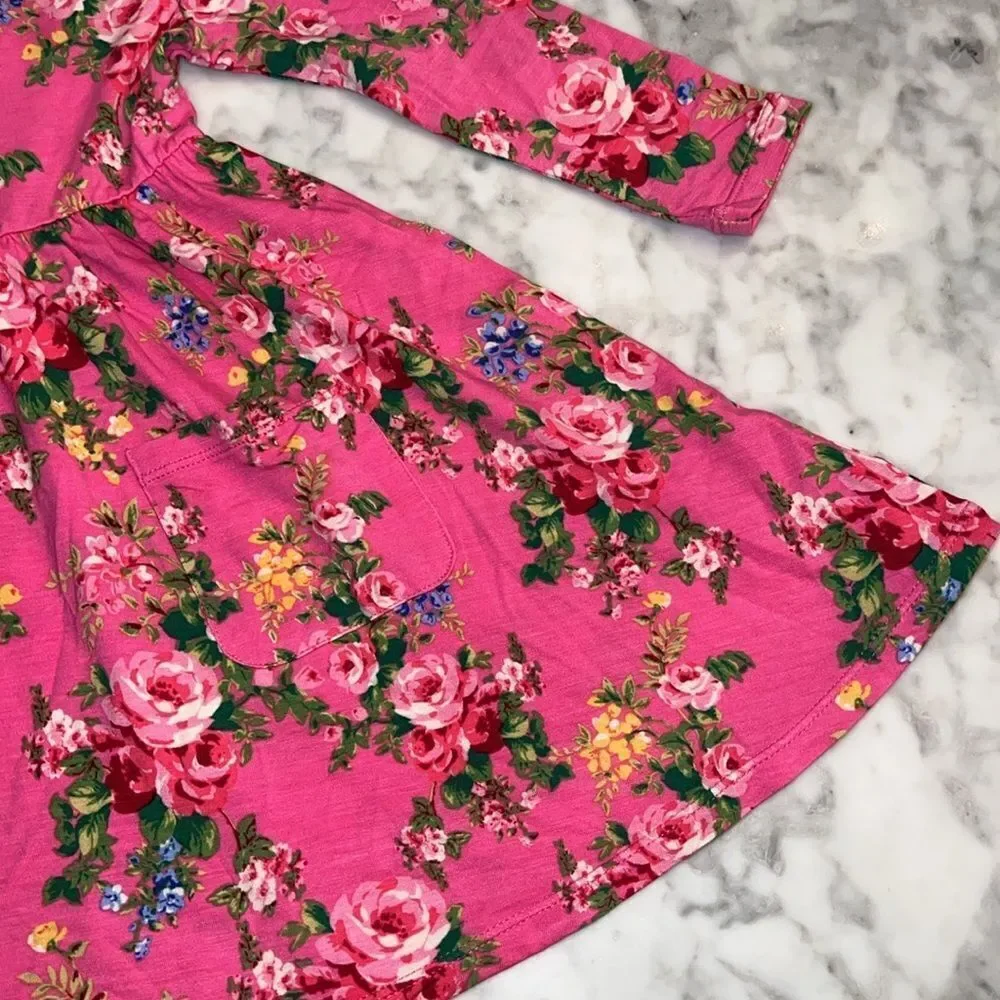 NWT ANGEL DEAR PINK DRESS 18/24M